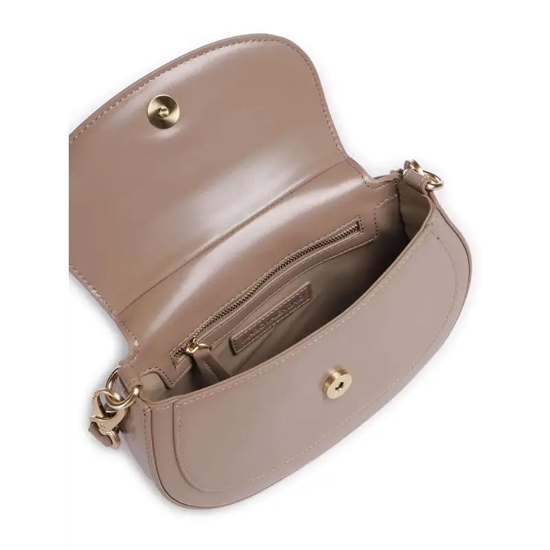 VALENTINO BOLSO DE HOMBRO TYPE TAUPE - TALLA ÚNICA