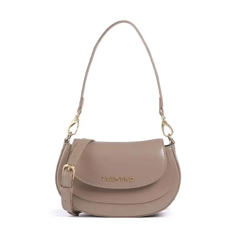 VALENTINO BOLSO DE HOMBRO TYPE TAUPE - TALLA ÚNICA