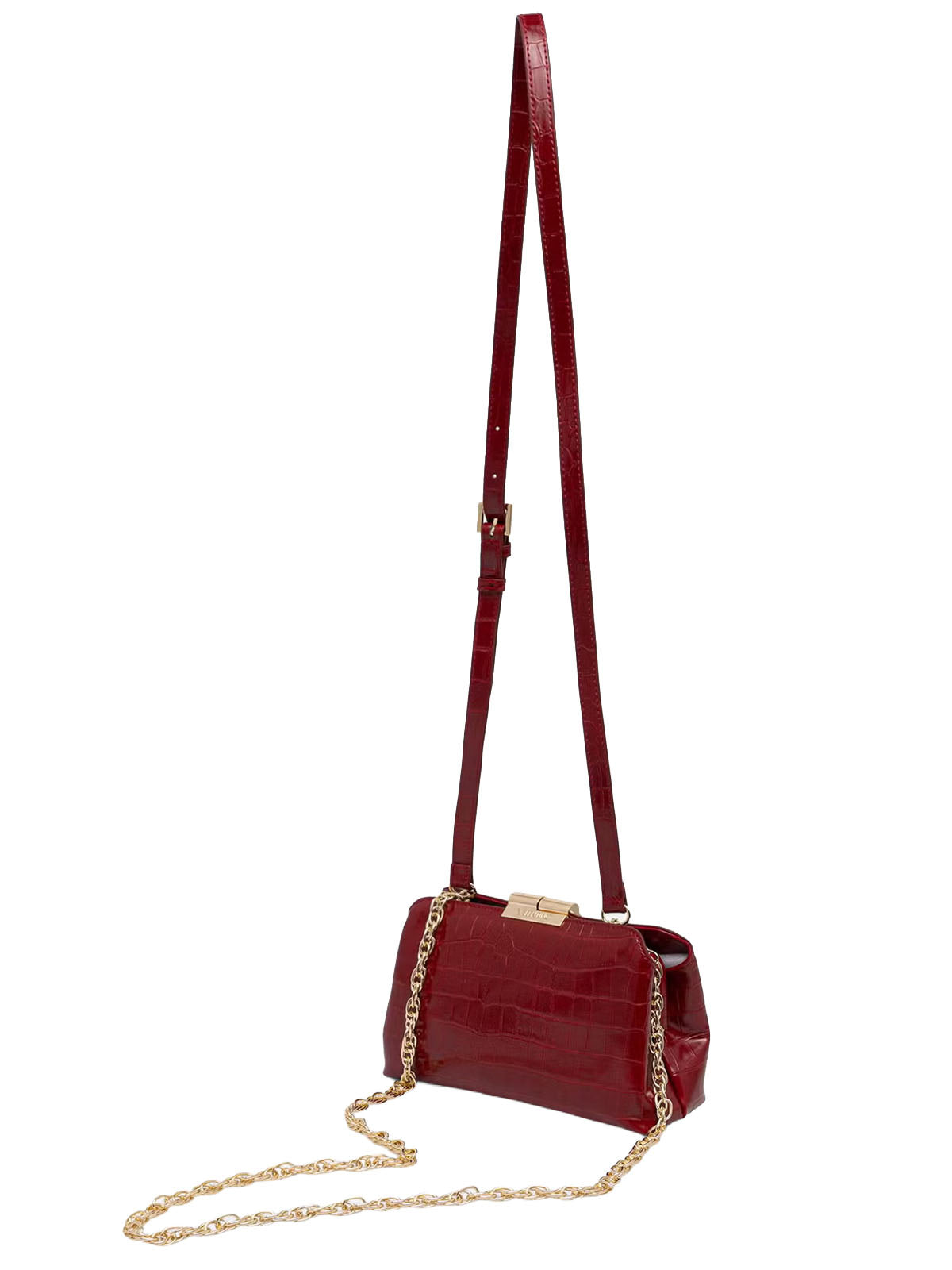 VALENTINO LADY SYNTHETIC BAG - GLACE CILIEGIA