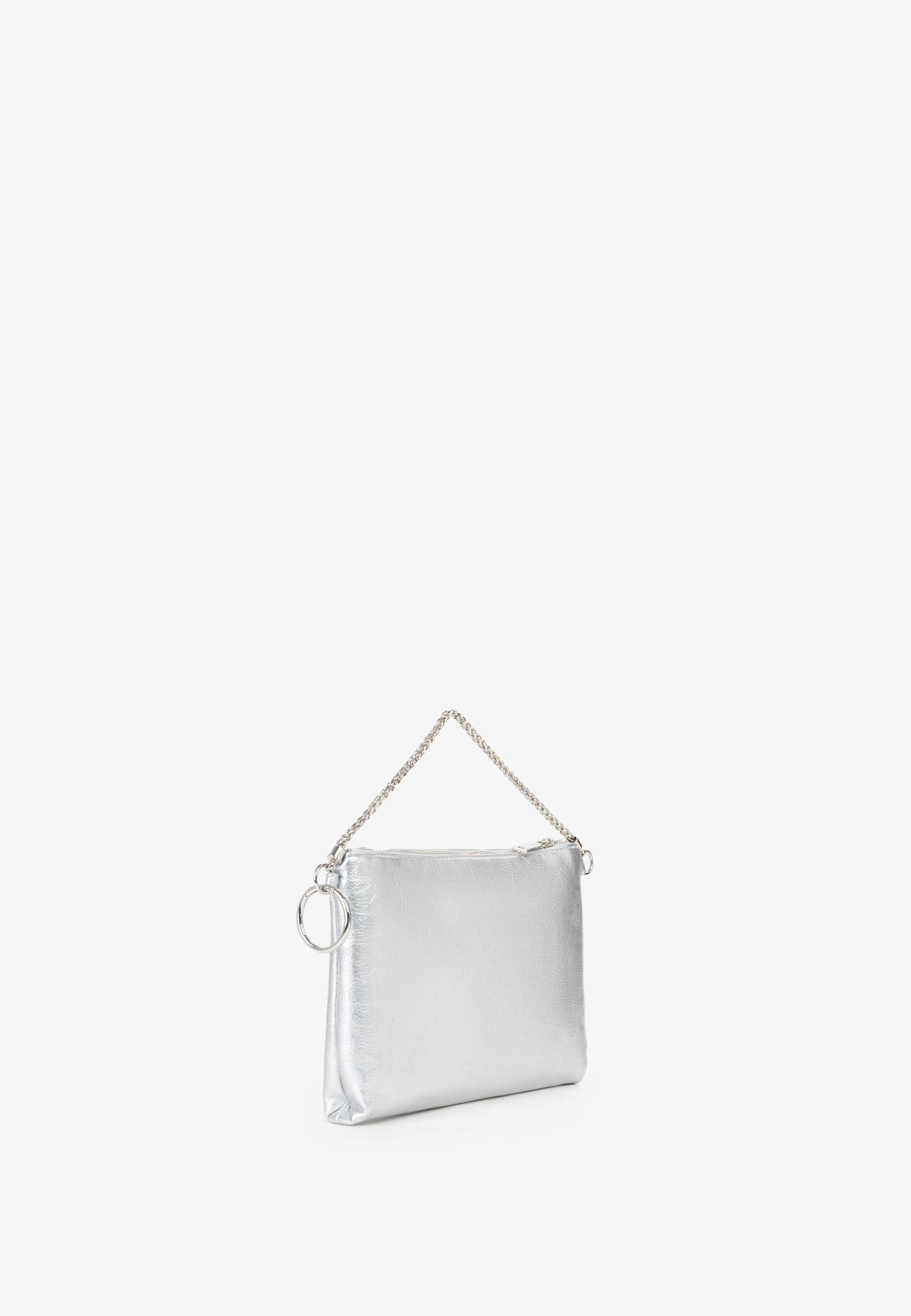 VALENTINO LADY SYNTHETIC BAG - LUMI ARGENTO