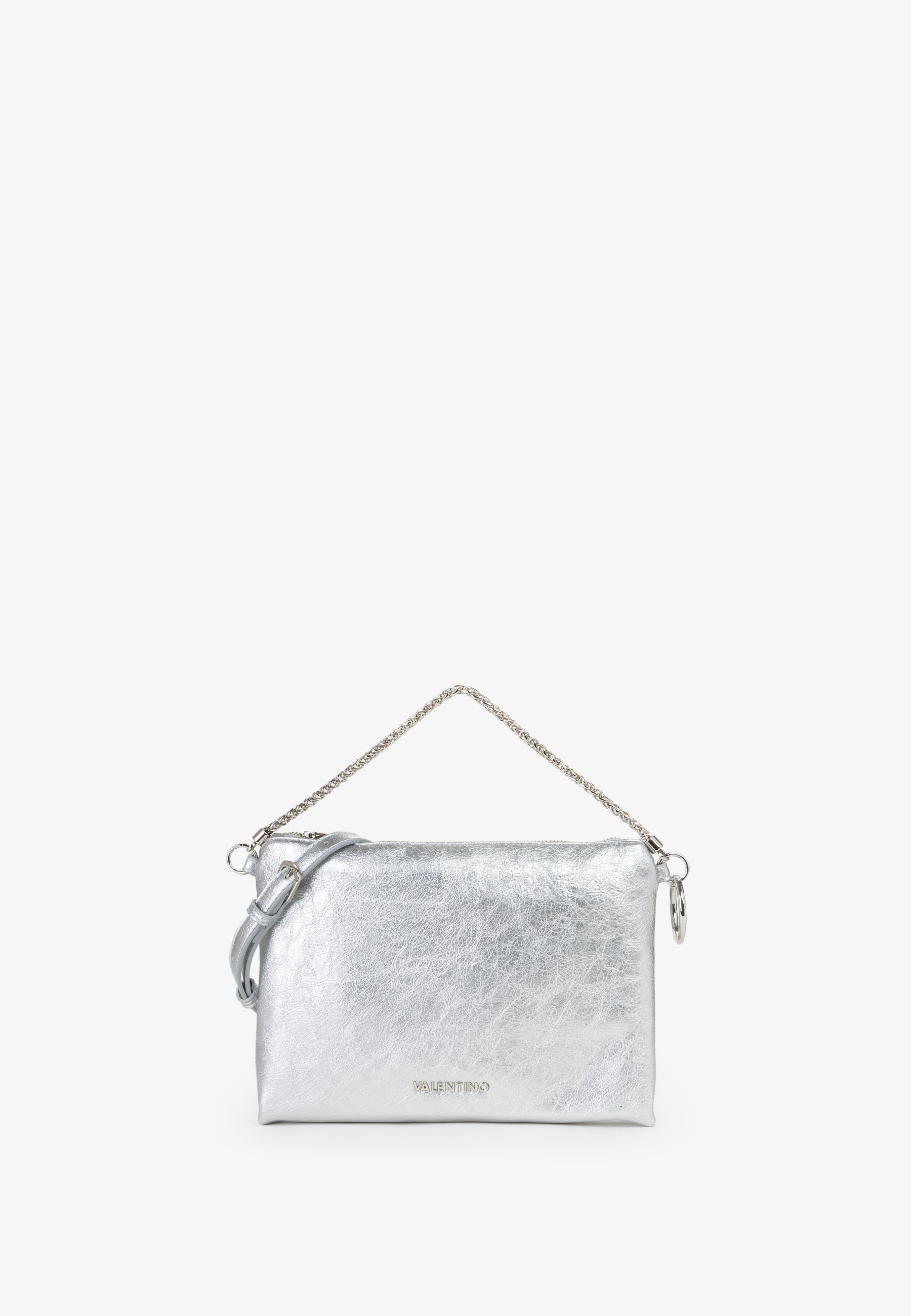 VALENTINO LADY SYNTHETIC BAG - LUMI ARGENTO