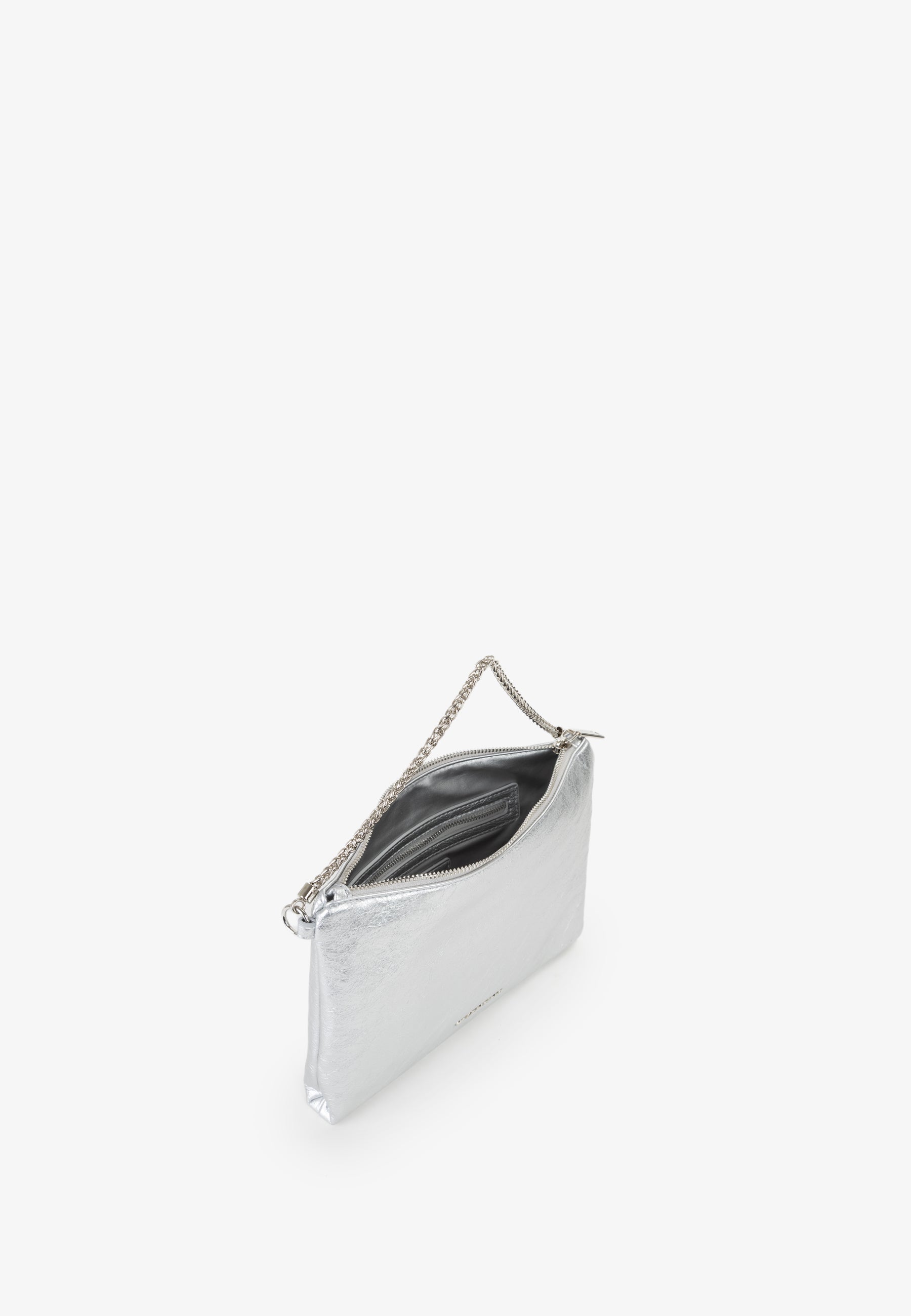 VALENTINO LADY SYNTHETIC BAG - LUMI ARGENTO